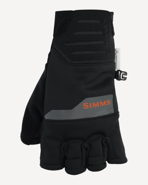 Перчатки Simms Windstopper Half-Finger Glove (; S(18-20); Black)